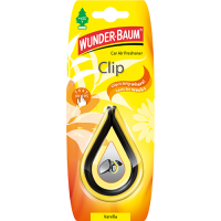 WUNDER-BAUM CLIP CAR AIR FRESHENER VANILLA